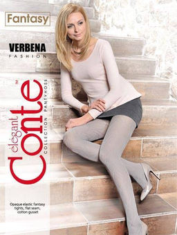 Колготки фантазийные CONTE VERBENA cacao