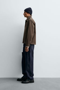 WASHED REGULAR FIT OVERSHIRT