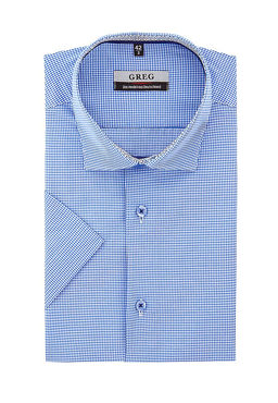 Сорочка мужская короткий рукав GREG 214/109/017/ZS/1  фото 2