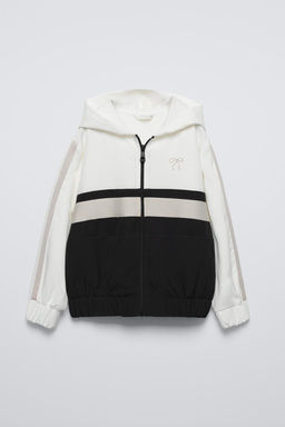 EMBROIDERED BOW HOODIE