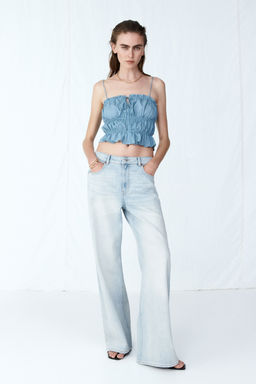 Wide High Waist Jeans - H&m фото 18