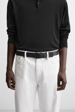 REVERSIBLE LEATHER BELT - Zara фото 5