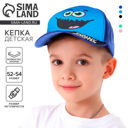 Кепка детская для мальчика Монстр, р-р. 52-54 см 5-7 лет