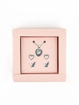 Цена за 5 шт. Коробка под бижутерию «Розово-бежевая», 7.5×7.5×3 см