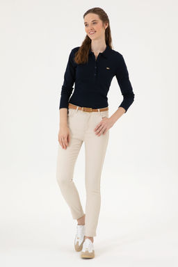 Kad_n Lacivert Basic Sweatshirt Sepette S_rpriz _ndirim - U.s. polo assn фото 11