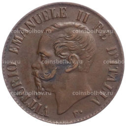 Монета 1 чентезимо 1867 года M Италия