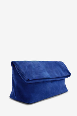 LIMITED EDITION SPLIT SUEDE MAXI CLUTCH - Zara фото 3