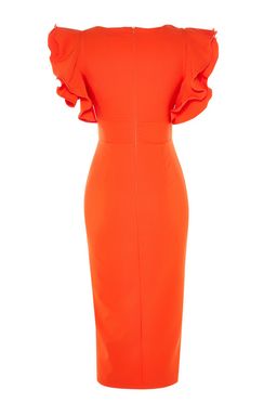 TRENDYOLMILLA Siyah Astarl? F?rf?r Detayl? Dokuma S?k Abiye Elbise TPRSS20EL2661  фото 8