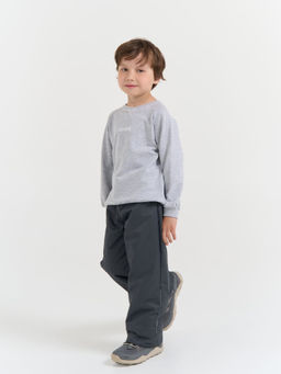 Брюки демисезонные Антрацит с утеплителем - Bungly фото 7