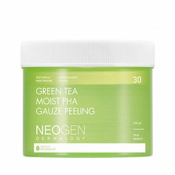 Neogen Dermalogy Green Tea Moist PHA Gauze Peeling, 30ea - Пилинг-пэды с зеленым чаем 30шт