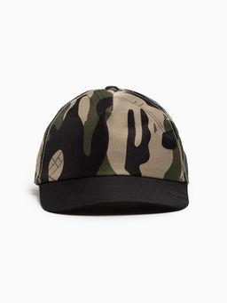 Кепка для мальчика MINAKU Камуфляж, бежево-чёрная, размер 50-52 (3-5 лет)  фото 3