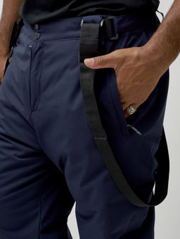 Горнолыжный костюм мужской зимний темно-синего цвета 370TS - Leifensh фото 29