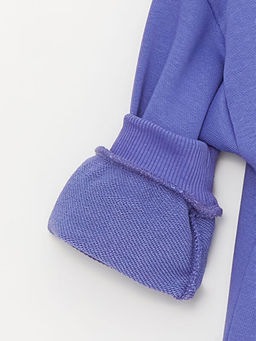 Bisiklet Yaka Uzun Kollu Bask?l? Erkek Bebek Sweatshirt - Waikiki фото 3