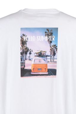 TRENDYOL MAN Beyaz Oversize/Genis Kesim Manzara Bask?l? K?sa Kol %100 Pamuklu T-Shirt TMNSS21TS0619 - Trendyolmilla фото 8