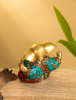 Сувенир «Ганеша», 6.5×4×5 см, латунь