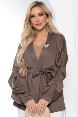 Жакет Баттерфляй (кофе) Б8438 - Lt collection фото 6
