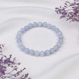 Браслет из Голубого агата - Радуга самоцветов фото 2