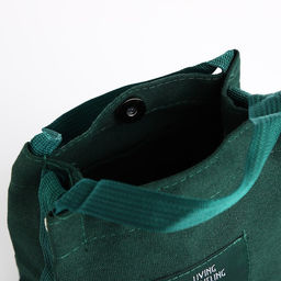 Сумка молодёжная на кнопке, цвет зелёный - Simaland фото 6