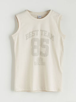 Bisiklet Yaka Erkek ?ocuk Atlet