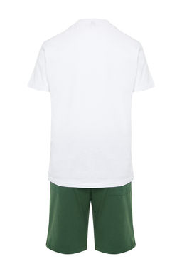 TRENDYOL MAN Lacivert Bask?l? Regular Fit Orme Sortlu Pijama Tak?m? TMNSS24PT00012 - Trendyolmilla фото 17