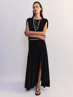 Юбка длины макси из модала ZR2606023502-50 / Zarina