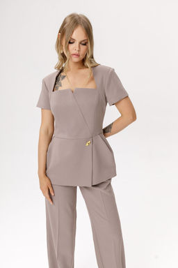Костюм Pirs 6635 серо-бежевый