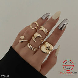 Набор колец бижутерия 6 шт