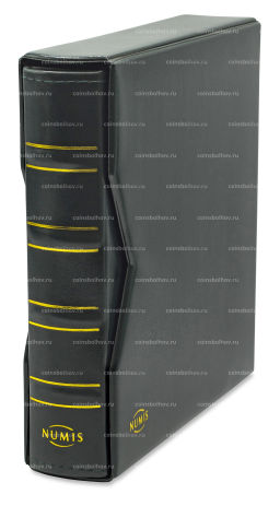 Альбом для монет с 5 листами с защитным шубером формат Numis Зеленый Классический дизайн LEUCHTTURM 301280