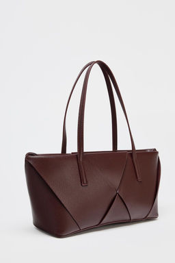 WOVEN ELONGATED HANDBAG - Zara фото 4