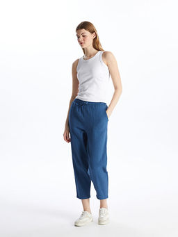 Beli Lastikli Rahat Kal?p Kad?n Pantolon