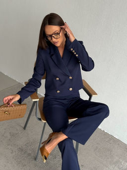 Костюм DilanaVIP 2122 темно-синий