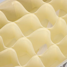 Органайзер для хранения белья Доляна Ромбы, 24 ячейки, с прозрачной крышкой, 383012 см, серый фото 4