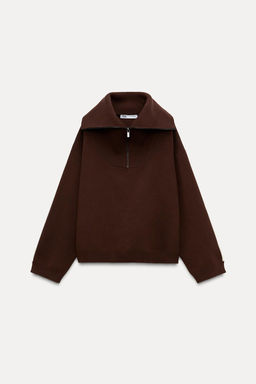 SIDE STRIPE KNIT SWEATSHIRT - Zara фото 3