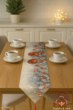 Дорожка для стола новогодняя