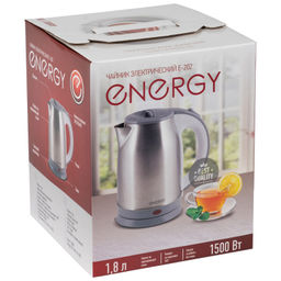 Чайник ENERGY E-202 (1,8 л, диск) метал.корп. арт. 004687