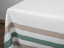 Скатерть 24С58-ШР 170*255 "Надежда-1" цв. 4 рис. 234 бел-беж-зел