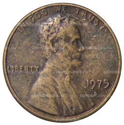 1 цент 1975 года D США