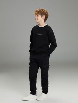 Beli Lastikli Erkek ?ocuk Kargo Jogger Pantolon