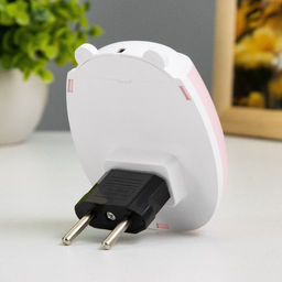 Ночник «Ушки» LED 1 Вт бело-розовый 7×5×8 см RISALUX