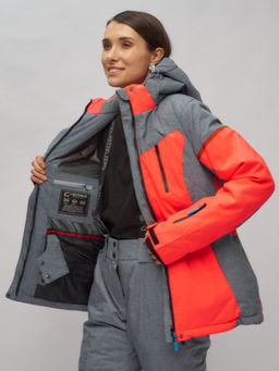 Горнолыжный костюм женский розового цвета 02272-2R - Chunmai фото 16