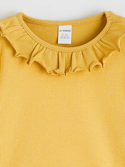 Bisiklet Yaka K?z ?ocuk Fitilli Ti??rt 2li