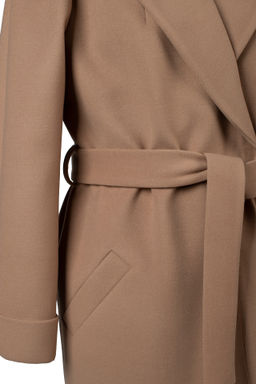 Пальто женское демисезонное (пояс) - El podio фото 9