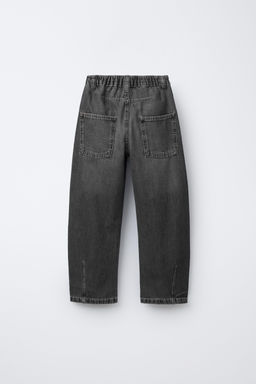 JEANS RELAXED BALLOON / Gris medio - Zara фото 2