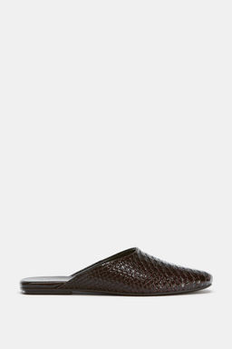 LIMITED EDITION LEATHER MULES - Zara фото 12