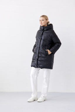 Куртка женская зимняя 25655 (серый опал) - Kankan фото 18