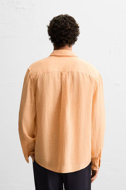 100% LINEN SHIRT - Zara фото 12