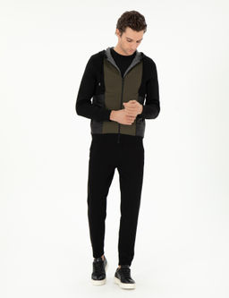 Черные спортивные брюки из трикотажа - Cacharel фото 3