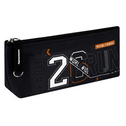 Пенал школьный Феникс+, арт.71981/ 30 ЛИДЕР (без наполнения, 21х3,5х8 см, микрофибра на ПВХ-основе,