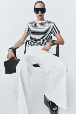 SHORT SLEEVE INTERLOCK T-SHIRT - Zara фото 14