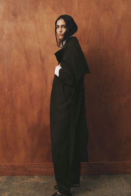 TRENCH FLUIDO LANA ZW COLLECTION LIMITED EDITION / Khaki